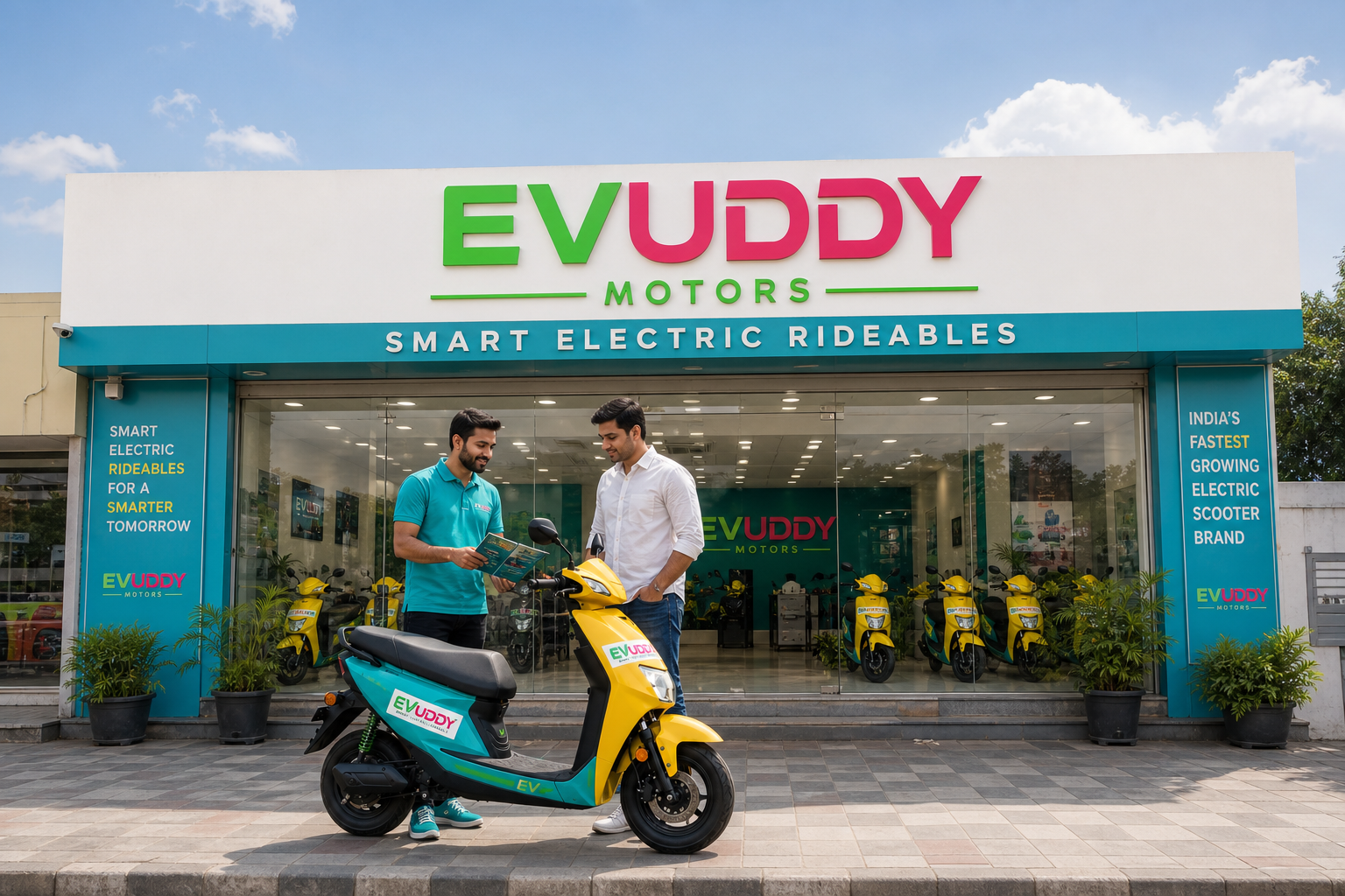 EVUDDY dealer showroom